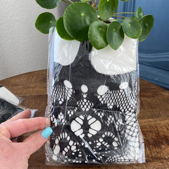 Set of 4 suspender garter tights - Picture 2 of 6